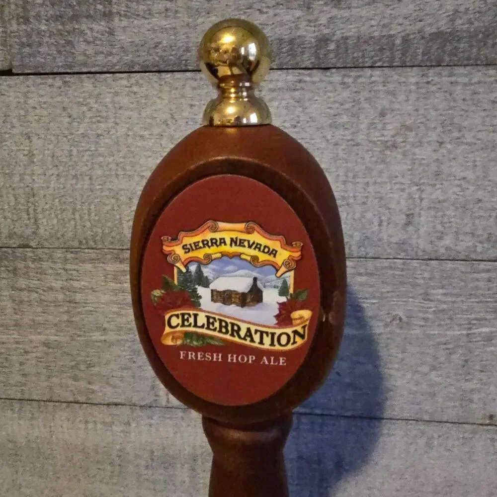 Sierra Nevada Celebration Fresh Hop Ale Beer Tap Handle‎ – Wooden – Rare